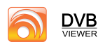 A logo with an orange and yellow gradient square featuring three curved white lines, reminiscent of an RSS feed icon. To the right, the text "Listen Notes" is written in black, making it a notable choice for podcast enthusiasts like those who use DVBViewer Pro.